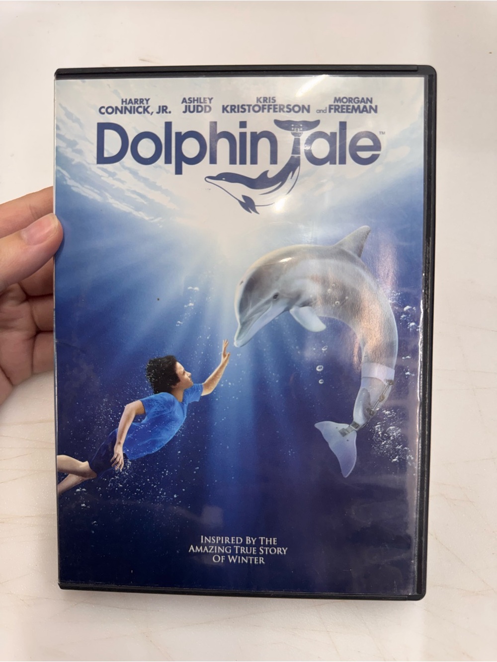 Dolphin Tale (DVD, 2011) Harry Connick Jr Ashley Judd Morgan Freeman Tested